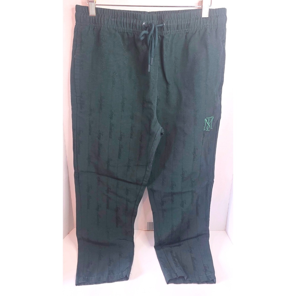 Scarface‎ x Shoe Palace Mens Green Tony Montana Jacquard Lounge Pants Medium